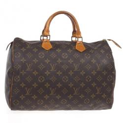 Pre Owned Louis Vuitton Monogram Speedy 35