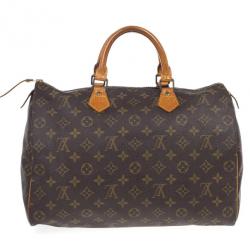 Pre Owned Louis Vuitton Monogram Speedy 35