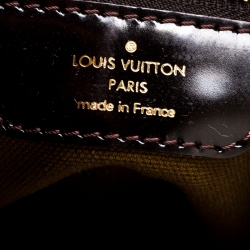 Pre Owned Louis Vuitton Bronze/Dark Brown Monogram Embossed Leather Limited Edition Sergent GM Bag