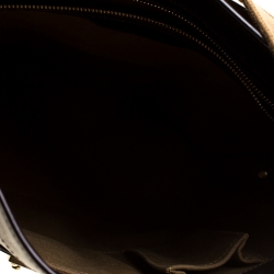 Pre Owned Louis Vuitton Bronze/Dark Brown Monogram Embossed Leather Limited Edition Sergent GM Bag
