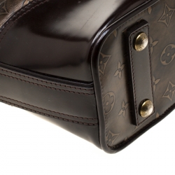 Pre Owned Louis Vuitton Bronze/Dark Brown Monogram Embossed Leather Limited Edition Sergent GM Bag