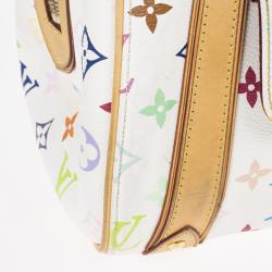مملوكة مسبقًا Louis Vuitton White Monogram Multicolore Canvas Priscilla Bag