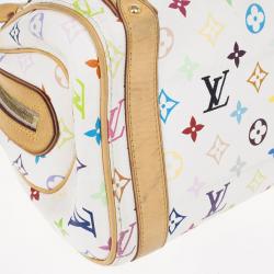 مملوكة مسبقًا Louis Vuitton White Monogram Multicolore Canvas Priscilla Bag