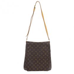 Louis Vuitton Musette Salsa Large Gm 230936 Brown Coated Canvas
