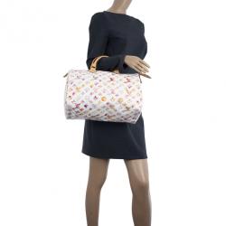 Pre Owned Louis Vuitton Watercolor Speedy 35