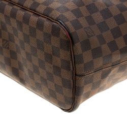 Louis Vuitton Damier Ebene Canvas Neverfull MM Bag