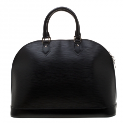 مملوكة مسبقًا حقيبة لوي فيتون ألما فيرنيه أمارنت أحمر داكن مونوغرامي