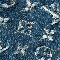 Pre Owned محفظة لوي فيتون كومباكت دنيم مونوغرمية زرقاء