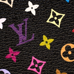 Louis Vuitton Black Multicolor Monogram Canvas Zippy Coin Purse