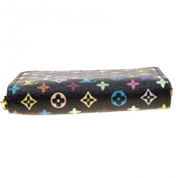 Louis Vuitton Black Multicolor Monogram Canvas Zippy Coin Purse