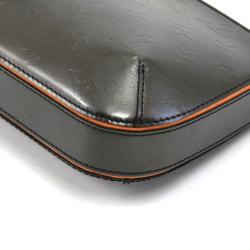 Pre Owned Louis Vuitton Black Monogram Mat Fowler Bag