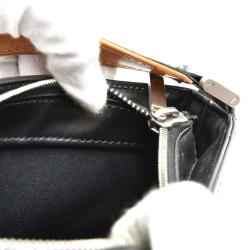 Pre Owned Louis Vuitton Black Monogram Mat Fowler Bag