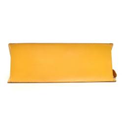 Pre Owned حقيبة لوي فيتون ساك مثلثة جلد أيبي صفراء تاسيل