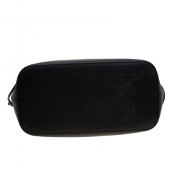 Louis Vuitton Black Epi Leather Neverfull MM Bag