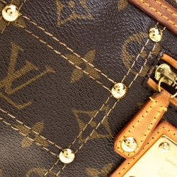 Pre Owned Louis Vuitton Monogram Canvas Limited Edition Riveting Pochette Accessoires Bag