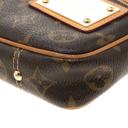 Pre Owned Louis Vuitton Monogram Canvas Limited Edition Riveting Pochette Accessoires Bag