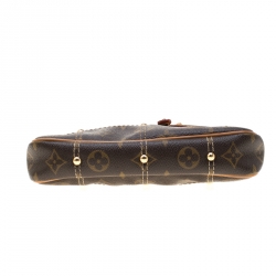 Pre Owned Louis Vuitton Monogram Canvas Limited Edition Riveting Pochette Accessoires Bag