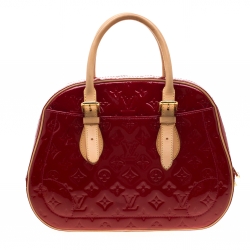 Pre Owned Louis Vuitton Pomme D’amour Vernis Summit Drive Bag
