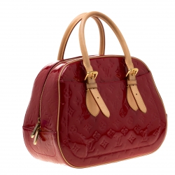 Pre Owned Louis Vuitton Pomme D’amour Vernis Summit Drive Bag