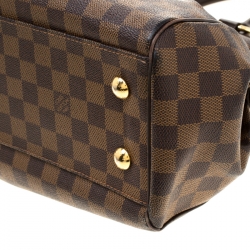Pre Owned Louis Vuitton Damier Ebene Canvas Trevi PM Bag