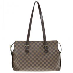 Pre Owned حقيبة لوي فيتون كانفاس داميير أيبين تشيلسي