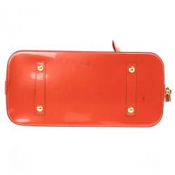 مملوكة مسبقًا Louis Vuitton Orange Sunset Monogram Vernis Alma GM 