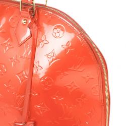 مملوكة مسبقًا Louis Vuitton Orange Sunset Monogram Vernis Alma GM 