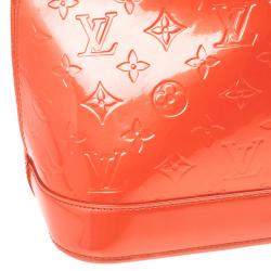 مملوكة مسبقًا Louis Vuitton Orange Sunset Monogram Vernis Alma GM 