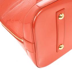 مملوكة مسبقًا Louis Vuitton Orange Sunset Monogram Vernis Alma GM 