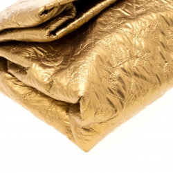 مملوكة مسبقًا Louis Vuitton Gold Monogram Cowhide Leather Limelight Clutch GM