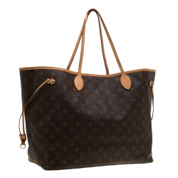 Pre Owned Louis Vuitton Monogram Canvas Neverfull GM Bag