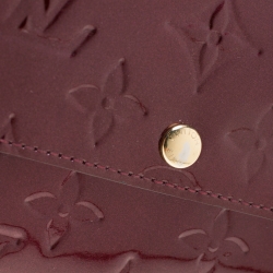 Louis Vuitton Amarante Monogram Vernis Sarah Wallet
