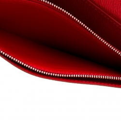 Louis Vuitton Red Epi Leather  X Supreme Slender Wallet