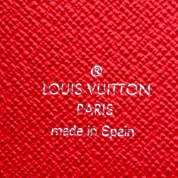 Louis Vuitton Red Epi Leather  X Supreme Slender Wallet