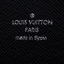 Pre Owned مفكرة لوي فيتون زيبي سوبريم جلد أيبي سوداء