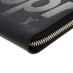 Pre Owned مفكرة لوي فيتون زيبي سوبريم جلد أيبي سوداء