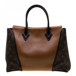 Pre Owned حقيبة لوي فيتون جلد أورفيفر W كانفاس مونوغرامي عنابي PM