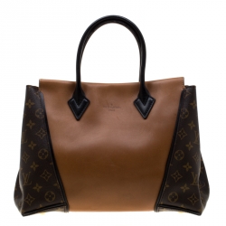 Pre Owned حقيبة لوي فيتون جلد أورفيفر W كانفاس مونوغرامي عنابي PM