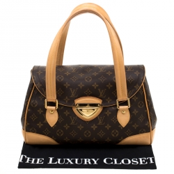 مملوكة مسبقًا حقيبة لوي فيتون بفرلي كانفاس مونوغرامية GM
