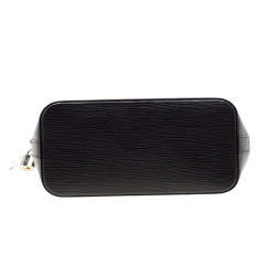 Pre Owned Louis Vuitton Black Epi Leather Lockit Vertical Bag