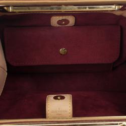 Pre Owned Louis Vuitton White Monogram Multicolor Coated Canvas 'Judy PM' Vintage Shoulder Bag