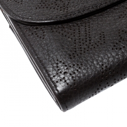 Louis Vuitton Chocolate Monogram Mahina Leather Iris Wallet