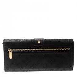 Louis Vuitton Chocolate Monogram Mahina Leather Iris Wallet