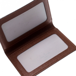 Louis Vuitton Monogram Canvas Bifold Pass Card Case
