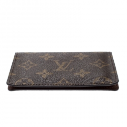 Louis Vuitton Monogram Canvas Bifold Pass Card Case