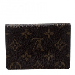 Louis Vuitton Monogram Canvas Bifold Pass Card Case