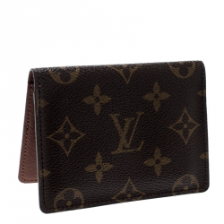 Louis Vuitton Monogram Canvas Bifold Pass Card Case