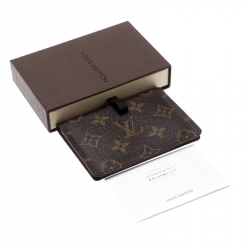 Louis Vuitton Monogram Canvas Bifold Pass Card Case