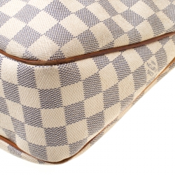 Pre Owned Louis Vuitton Damier Azur Canvas Siracusa PM Bag