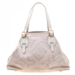 Pre Owned حقيبة لوي فيتون تاهيتيني كاباس إصدار محدود بنفسجية PM